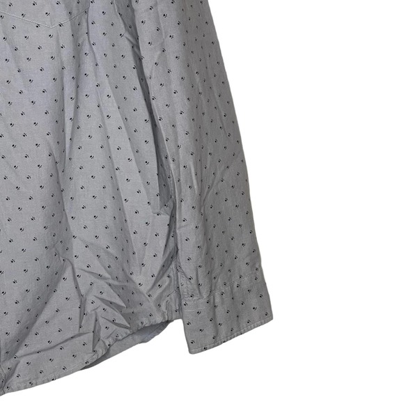 American Eagle Seriously Soft Classic Fit Floral Shirt Long‎ Sleeve Men Large - Picture 3 of 8